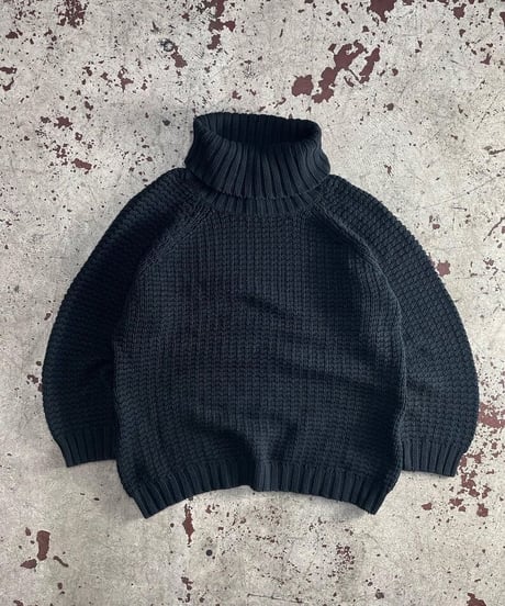USED "DENIM & CO" TURTLE NECK KNIT SWEATER