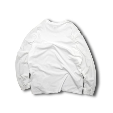 USED "SUPREME" EMBROIDERY LOGO L/S T-SHIRT