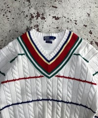 USED "POLO RALPH LAUREN" COTTON CRICKET KNIT