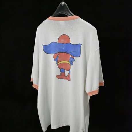USED "80'S BUDMAN" RINGER T-SHIRT