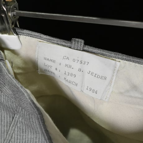 USED 80'S WOOL STRIPE SLACKS