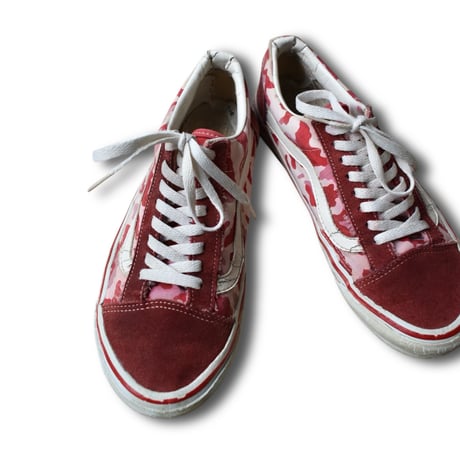 USED "90'S VANS / OLD SKOOL" PINK CAMO