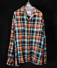 VINTAGE "50'S TOWNCRAFT" WORN-OUT WOOL SHIRT