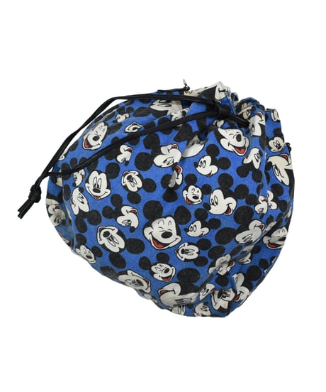USED "DISNEY" MICKEY PRINT CANVAS POUCH