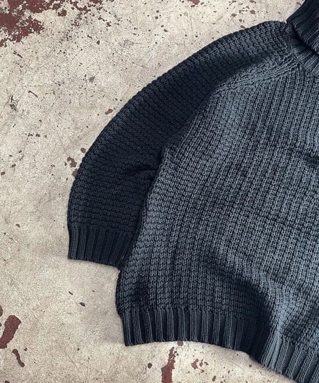 USED "DENIM & CO" TURTLE NECK KNIT SWEATER