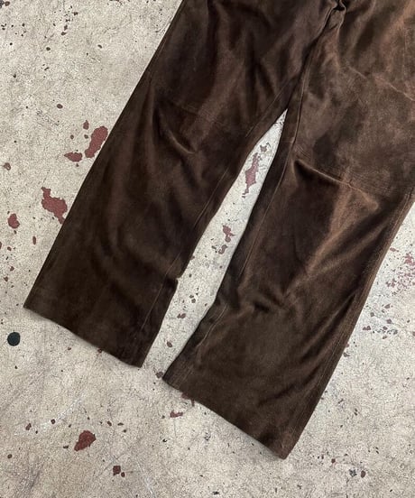 USED 90-00'S "POLO RALPH LAYREN" SUEDE PANTS