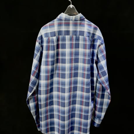 USED ”70’S BIG MAC" CHECK L/S SHIRT