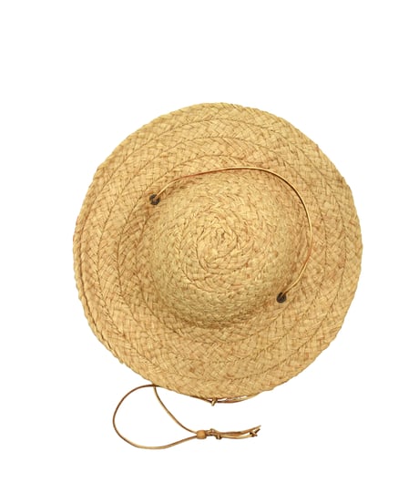 USED "S.F.GREEN" STRAW HAT