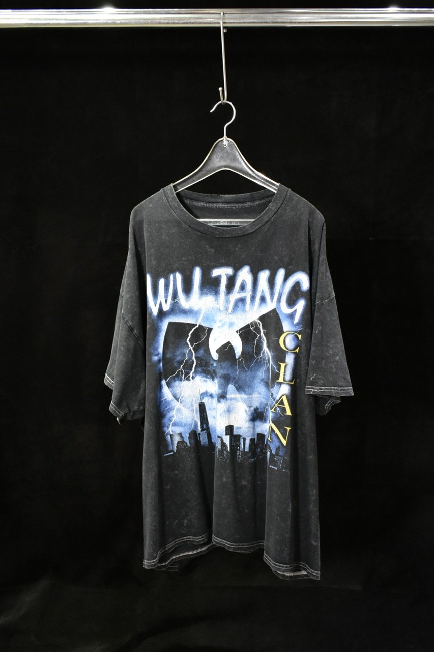 wu-tang ブリーチ加工Tシャツ