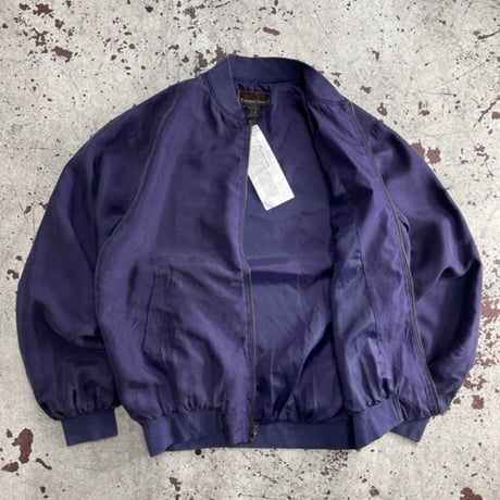 DEADSTOCK 90'S "JHON L. BLAIR / PERSONAL CHOICE" SILK BLOUSON