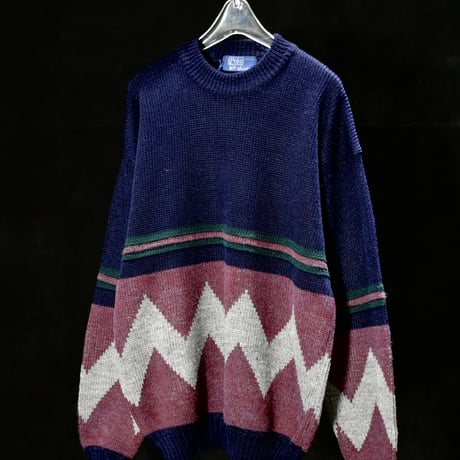 USED "POLO RALPH LAUREN" PATTERN KNIT
