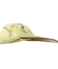USED LEATHER LONG BILL CAP