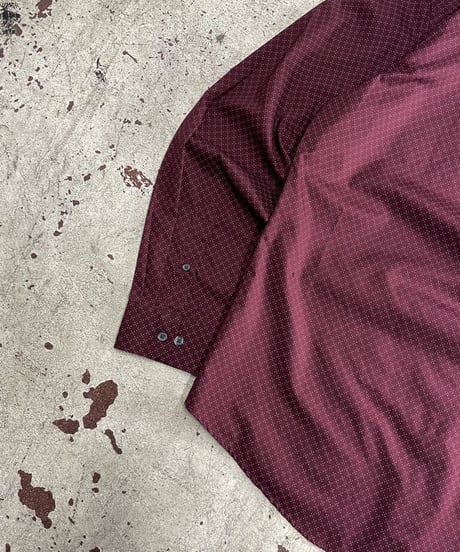 USED 90'S "VANHEUSEN" PATTERN SHIRT
