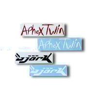 "Aphex Twin / Björk" STICKERS
