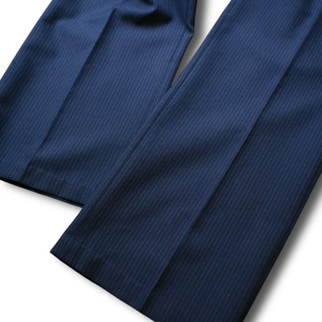 USED UNKNOWN POLY WOOL STRIPE SLACKS