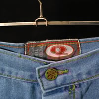 USED "90'S Q AMBIENT WEAR" DENIM CARGO PANTS