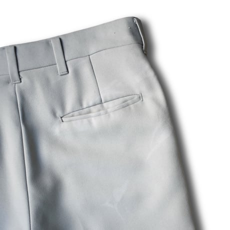 USED "70'S HAGGER" POLY SEMI FLARE SLACKS