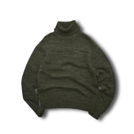 NOS "RRL" TURTLE NECK COTTON SWEATER
