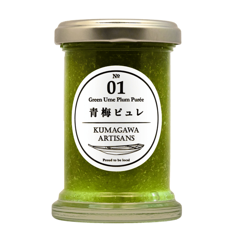 No.01 Green Ume Plum Purée〈青梅ピュレ〉 110g | KUMAGA