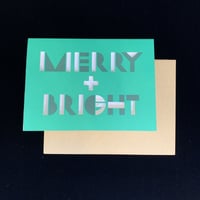 グリーティングカード/merry and bright optical