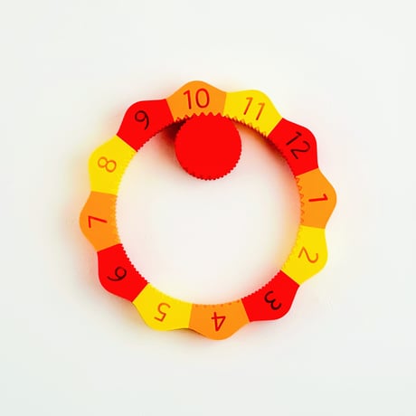Pleats Clock / Sun