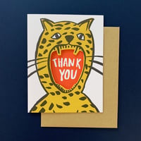 グリーティングカード/ thank you roar