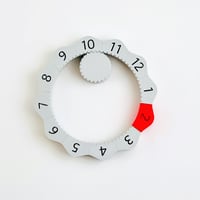 Pleats Clock / Ash