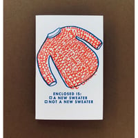 メッセージカード/ sweater gift card
