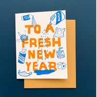 グリーティングカード/ fresh new year