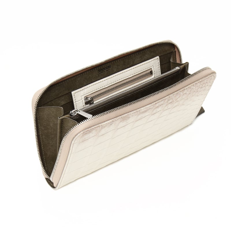 SEEGER】ヒマラヤクロコ ラウンドジップウォレット Kronos（クロノス