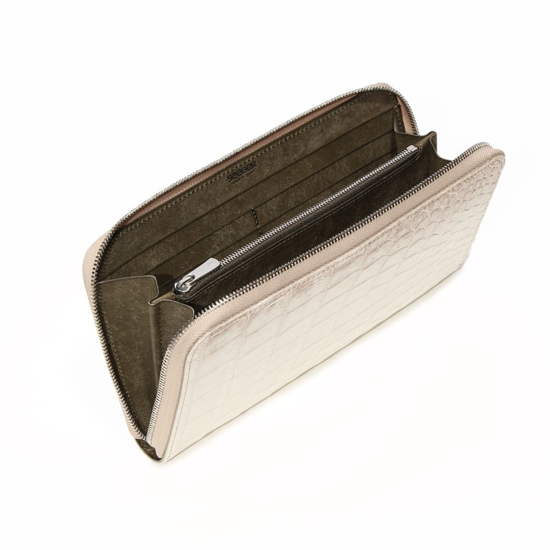 SEEGER】ヒマラヤクロコ ラウンドジップウォレット Kronos（クロノス