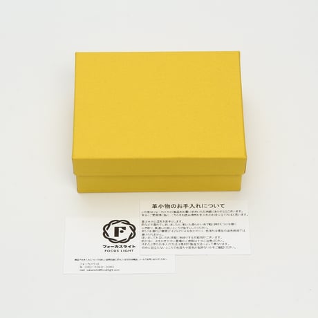 【FOCUS LIGHT】2つ折純札入れ　INVITE（インバイト）ブルー