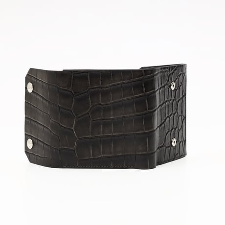 【SEEGER】スミクロコ×プエブロ　ミニ3つ折財布　Theseus（テセウス）ブラック