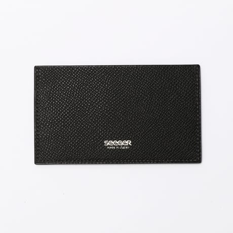 【SEEGER】スミクロコ×ボーダーハード　カードケース　Rhea （レア）ブラック