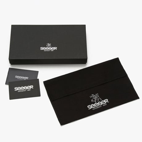 【SEEGER】スミクロコ×ボーダーハード　長束入れ大　Gaia（ガイア）ブラック
