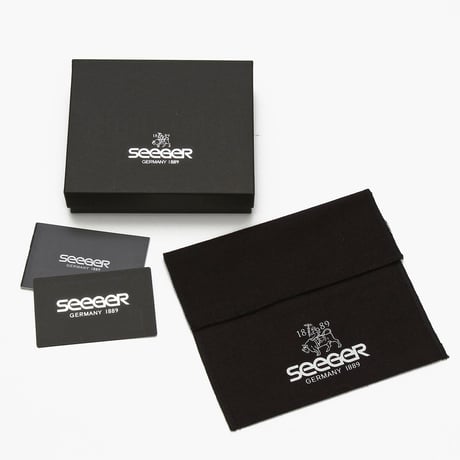 【SEEGER】2つ折財布　Aphrodite（アフロディーテ）ブラック