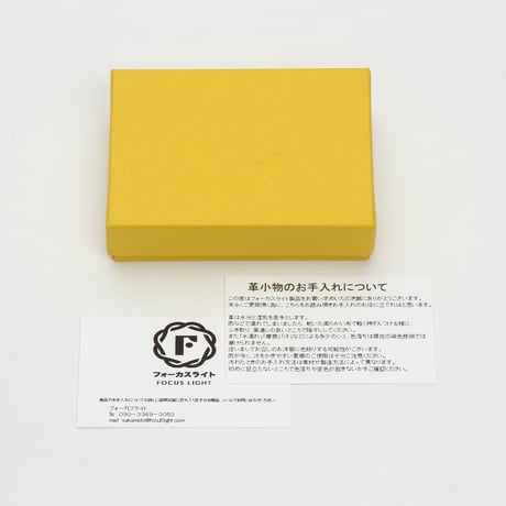 【FOCUS LIGHT】カードケース　FORTUNE（フォーチューン）ブルー