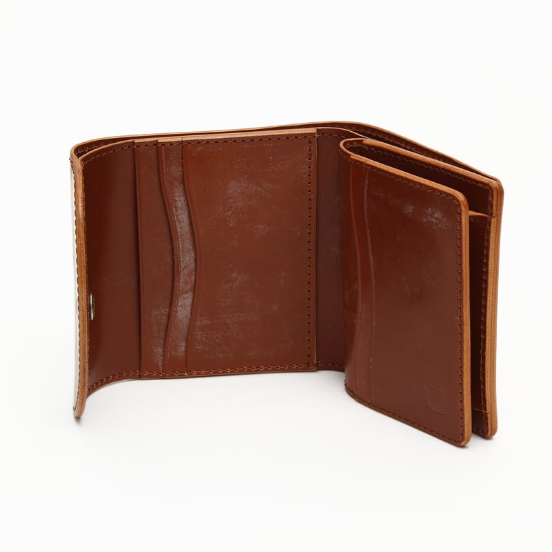 Circus Of Happiness】ミニ3つ折ウォレット ブライドルレザー