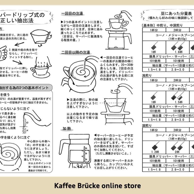 中煎り】マイルドブレンド 100g【宅急便】 | Kaffee Brücke online