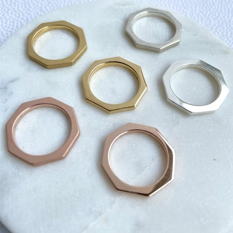 Style8 Ring-Gold/Pink Gold