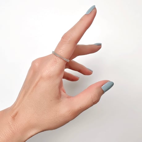 Nina Chain Ring-Silver925