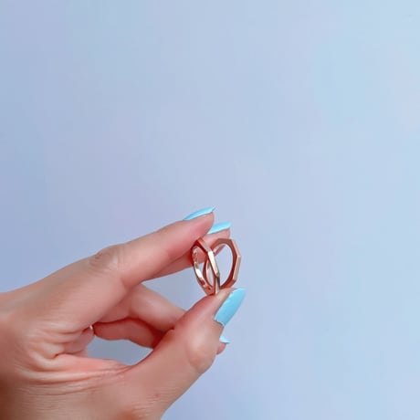 Style8 Ring-Gold/Pink Gold