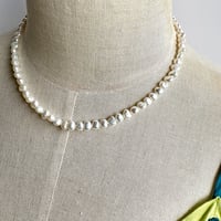 Baroque Flat Necklace 40-Tansui Pearl