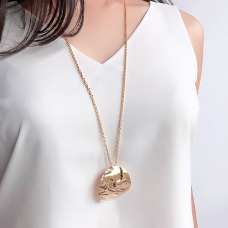 Chips Necklace-Gold