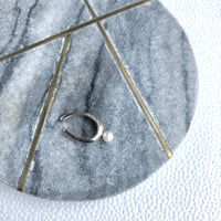 Pearl Almond Ear Cuff-Akoya×Silver925(片耳販売)