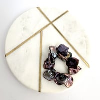 B-Black Cleopatra Ring-Tansui Pearl