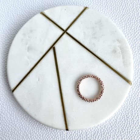 Caviar Ring-Gold/Pink Gold