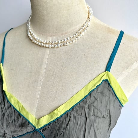 Baroque Flat Necklace 80-Tansui Pearl