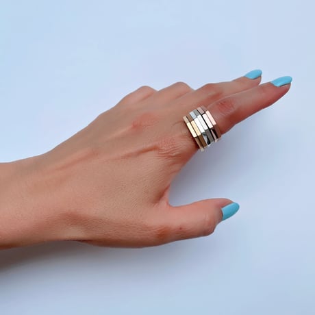 Style8 Ring-Gold/Pink Gold