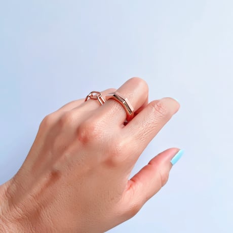 Style8 Ring-Gold/Pink Gold